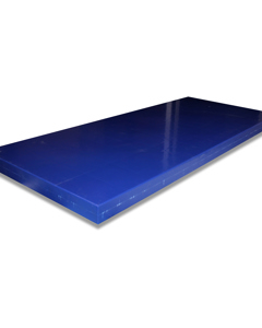 Plastic panel 51x1200 per m ultramarine
